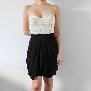 Beaded chiffon dress